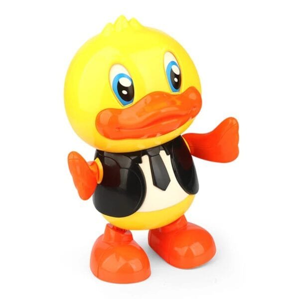 RAGVEE Duck Gentleman Toy for Kids with Flashing Lights and Musical Sounds, Helps Hand Eye Coordination - Hand and Feet Dance And Moving Eyes Real Dancing Action for Child - Image 2