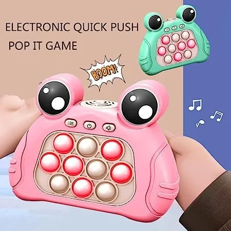 Ragvee Fast Push Game | Pop Fidget Toys| Light Up Bubble Pop Fidget Toy| Electronic Quick Push Game | Birthday Gifts for 5+ Years Old Kids - Image 5