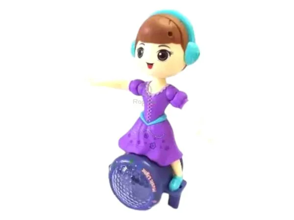 RAGVEE Dancing Doll Party All The Night Girl for Girls | Fairy Doll Toy with Music And Lights, Bump And Go Musical Dancing Doll for Girls, 360 Degree Rotating Musical Dancing boll - Image 2