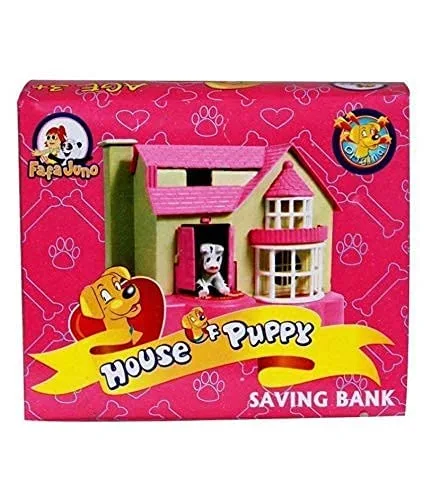 RAGVEE Puppy House Dog Coin Piggy Bank for Kids Unisex | Puppy House Money Bank | Coin Stealing Puppy House Piggy Bank - Image 7