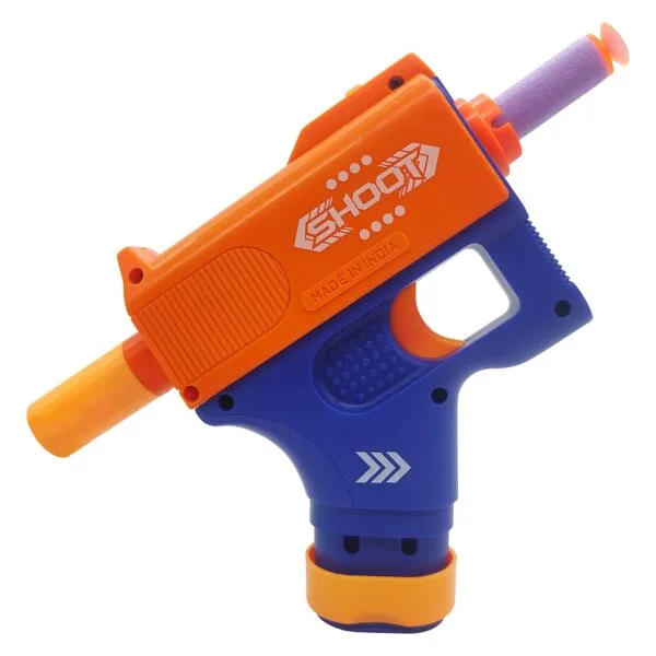 Ragvee Durable and Safe Design Set of Two Compact and Light Soft Easy to Operate Playtime Toy Bullet Gun with Foam Bullets for Shooting Imaginary Targets (8+, Multicolor) - Image 9