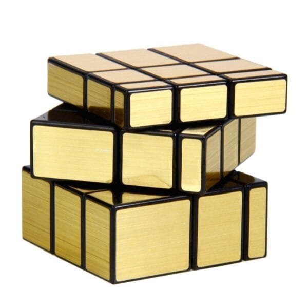 Ragvee 3X3X3 Gold Mirror High Speed Cube (3X3 Mirror Gold Cubing Classroom) Magic Cube. - Image 6