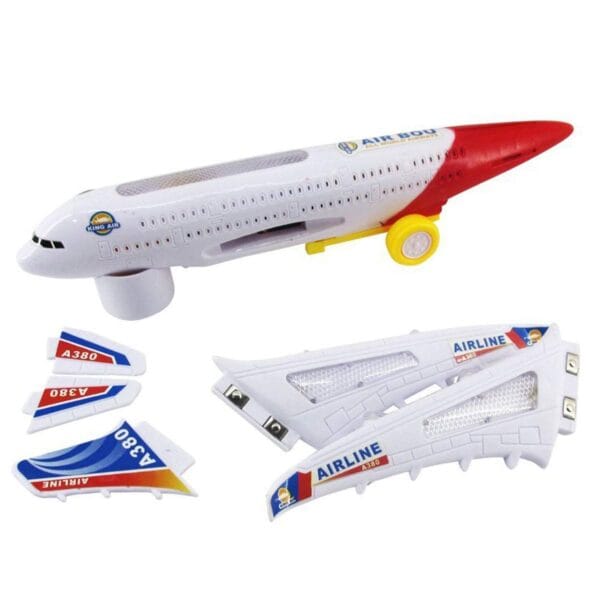 Ragvee Battery Operated Air Bus for Kids Multicolour (Aeroplane) - Image 2