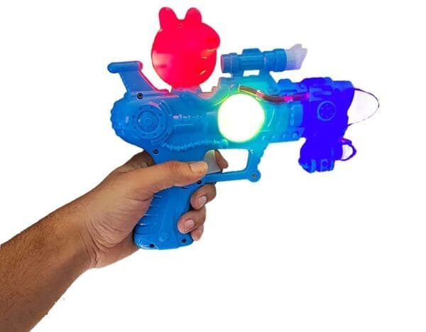 Ragvee Peppa Pig Musical Gun - Cartoon Paappa Pig Gun Kids Music Light and Sound Toy Gun Musical Toy Gun for Kids, Perfect for Birthday, Diwali, Christmas - Image 3