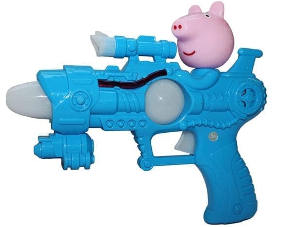 Ragvee Peppa Pig Musical Gun - Cartoon Paappa Pig Gun Kids Music Light and Sound Toy Gun Musical Toy Gun for Kids, Perfect for Birthday, Diwali, Christmas - Image 4