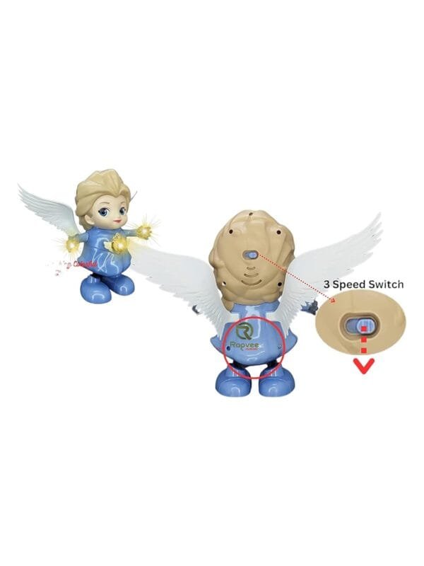 Musical Dancing Prince Angel Toy with Flashing Lights And Sound Bump and Go Action Angel for Toddlers Boys And Girls with Colourful Led Lights And Fun Music - Image 5