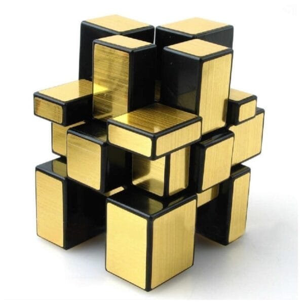 Ragvee 3X3X3 Gold Mirror High Speed Cube (3X3 Mirror Gold Cubing Classroom) Magic Cube. - Image 5