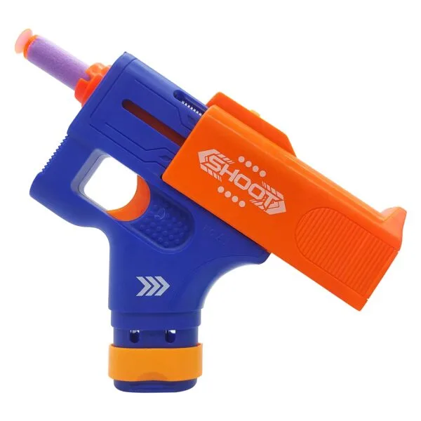 Ragvee Durable and Safe Design Set of Two Compact and Light Soft Easy to Operate Playtime Toy Bullet Gun with Foam Bullets for Shooting Imaginary Targets (8+, Multicolor) - Image 5