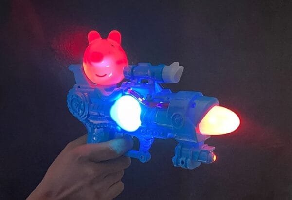 Ragvee Peppa Pig Musical Gun - Cartoon Paappa Pig Gun Kids Music Light and Sound Toy Gun Musical Toy Gun for Kids, Perfect for Birthday, Diwali, Christmas - Image 5