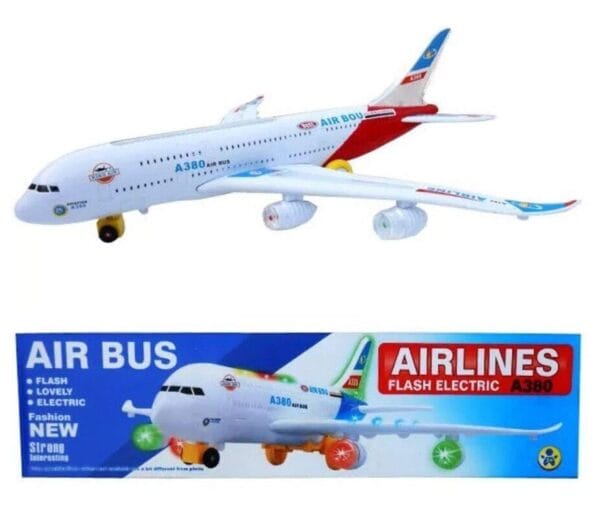 Ragvee Battery Operated Air Bus for Kids Multicolour (Aeroplane) - Image 4