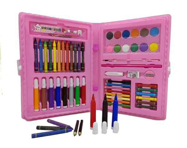 68 PCS Drawing Colours Set- All in 1 Crayons And Water Colors Combo Set - Image 8