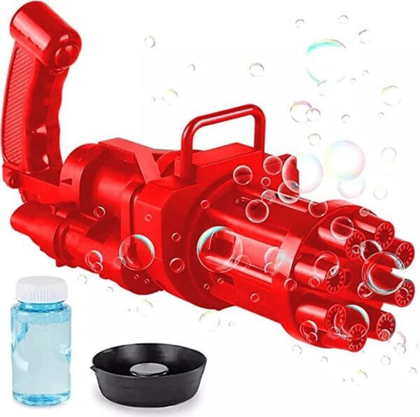 RAGVEE 8-Hole Electric Bubbles Gun for Toddlers Toys, New Gatling Bubble Machine Diwali Gun - Image 9