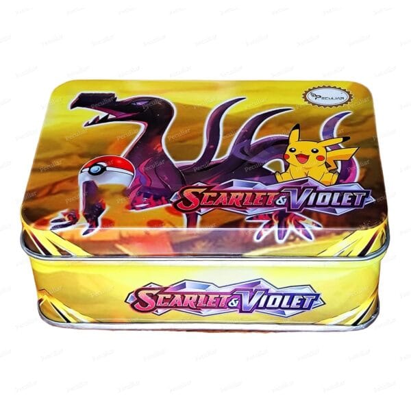 All New Mini PM Scarlet And Violet with 41 Cards, Totally Surprising Sealed Pack Card Game in Attractive Tin Box for All (Mini Scarlet Violet) - Image 2