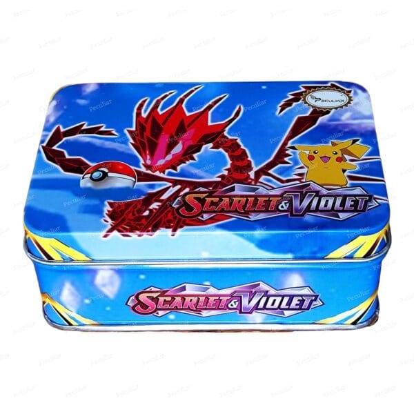 All New Mini PM Scarlet And Violet with 41 Cards, Totally Surprising Sealed Pack Card Game in Attractive Tin Box for All (Mini Scarlet Violet) - Image 5