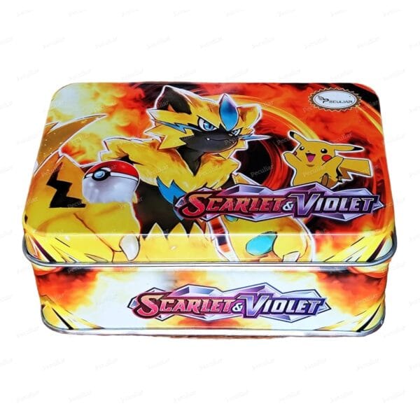 All New Mini PM Scarlet And Violet with 41 Cards, Totally Surprising Sealed Pack Card Game in Attractive Tin Box for All (Mini Scarlet Violet) - Image 3