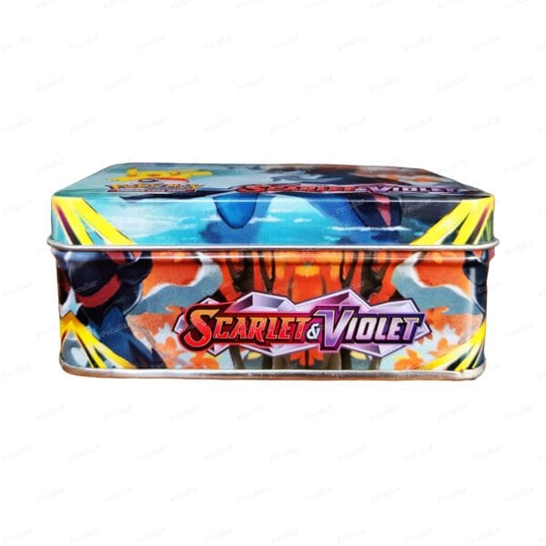 All New Mini PM Scarlet And Violet with 41 Cards, Totally Surprising Sealed Pack Card Game in Attractive Tin Box for All (Mini Scarlet Violet) - Image 4