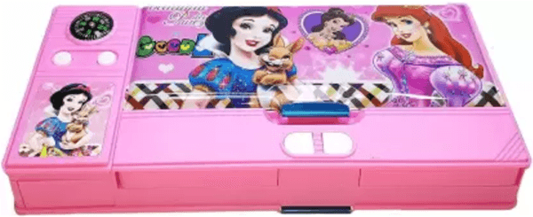 Ragvee Princess Jumbo Pencil Box jumbo pencil box, 6 Pockets Pencil Box, For Kids Art Plastic Pencil Box - Image 6