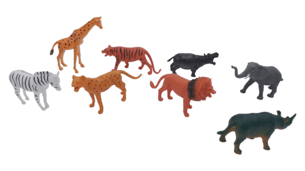 Ragvee® Toys Presents Set of 6 Small Size Full Action Toy Figure Jungle Cartoon Wild Animal Toys - Image 10