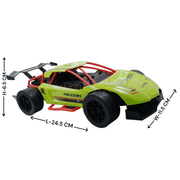 Ragvee Drift Alloy Body Die-Cast Metal Rechargeable Racing Car (Multicolour) - Image 7