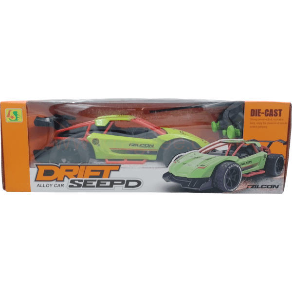 Ragvee Drift Alloy Body Die-Cast Metal Rechargeable Racing Car (Multicolour) - Image 10