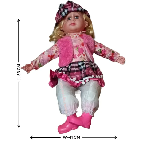 Ragvee Baby Girl Doll - Big Size Original - Plush Soft Clothing - 53 cm (Colour and Dress as per Stock) - Image 2