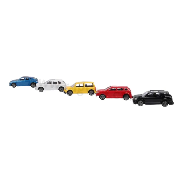 Ragvee Exquisite Model Die-Cast Metal Car (Multicolour Set Of 5 Pcs) - Image 3