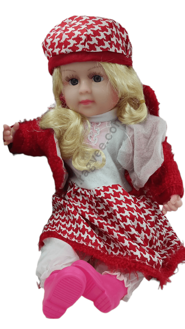 Ragvee Cute Gorgeous Girl Doll Toy with Beautiful Dress and Elegant Eyes-Multicolour - Image 2