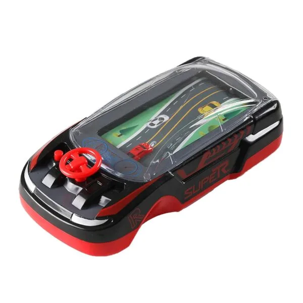 Ragvee Hand-Held Car Game Portable Adventure Game Machine Speed Car Toy, Children's Toy Manual Puzzle Simulation Racing Machine Steering Wheel - Image 8