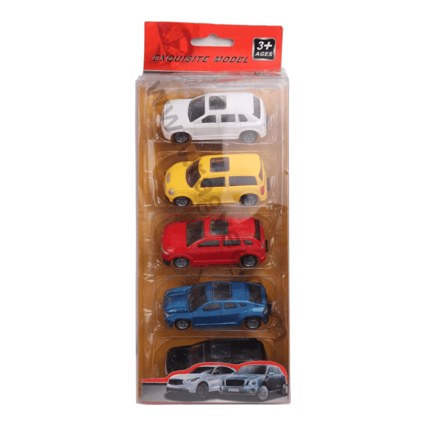 Ragvee Exquisite Model Die-Cast Metal Car (Multicolour Set Of 5 Pcs) - Image 5