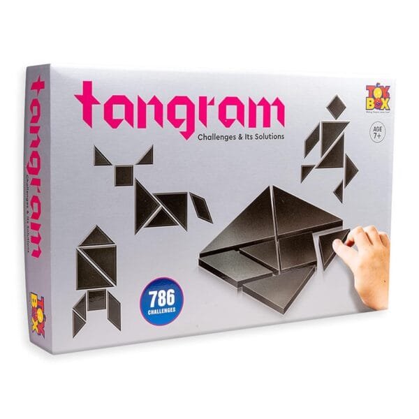 Ragvee Tangram Puzzle 7 Pieces and 786 Patterns Educational Jigsaw Puzzle Game of Shapes for Mind Development of Kids