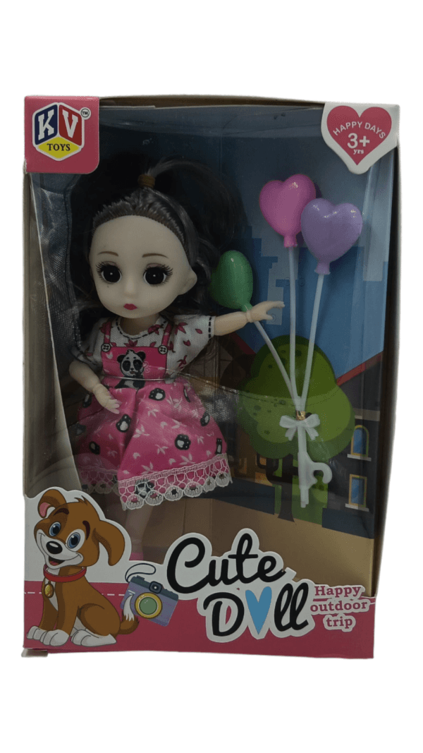 Ragvee Cute Doll Happy Outdoor Trip Under The Sun We Grow  Together For Children's (Pack of 1 Multicolour) - Image 6