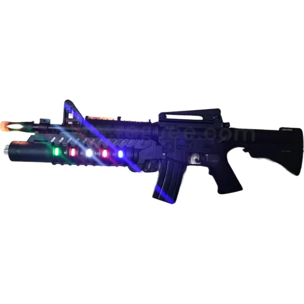 Combat Military Mission Ak 988 Machine Gun Toy with LED Flashing Lights and Sound Effects for Boys Girls Kids Playing Gun Toys - Image 7