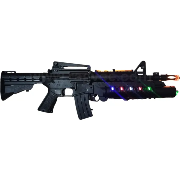 Combat Military Mission Ak 988 Machine Gun Toy with LED Flashing Lights and Sound Effects for Boys Girls Kids Playing Gun Toys - Image 8