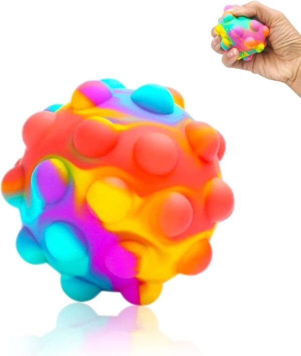 Discover the Joy of Rainbow Pop It 3D Squishy Balls