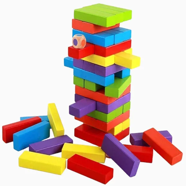 120 pcs 12 Color Dominos Blocks Set  (Multicolor) - Image 2